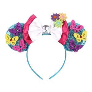 Butterfly Disney Minnie Mickey Mouse Ear Headband with Bow NEW
